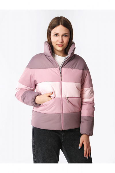 Куртка АРТУС 24С19-Р57 серая_орхидея - фото 1