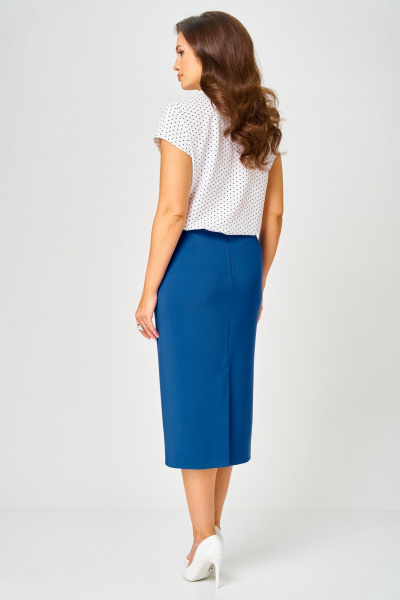 Блуза LeNata 12550 горох - фото 6