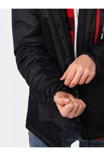 Куртка АРТУС 24С77-Р57 черный - фото 8