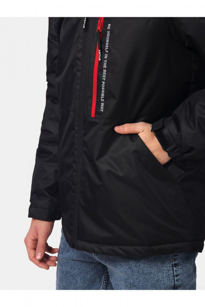 Куртка АРТУС 24С77-Р57 черный - фото 7