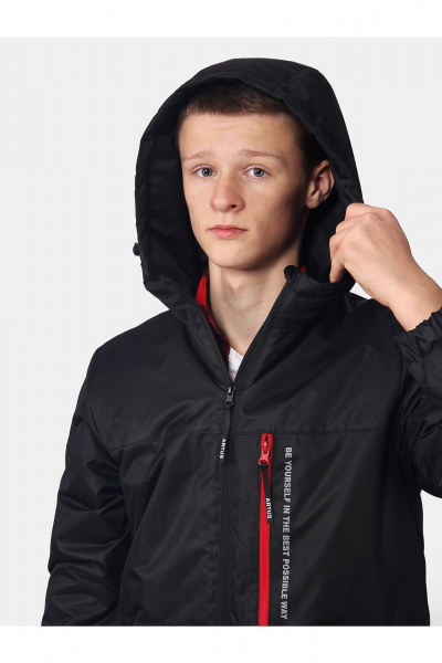 Куртка АРТУС 24С77-Р57 черный - фото 5