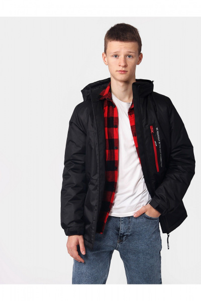 Куртка АРТУС 24С77-Р57 черный - фото 4