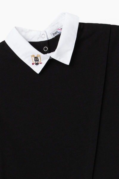 Джемпер деловой из трикотажа для демисезона Bell Bimbo 212214 черный - фото 2