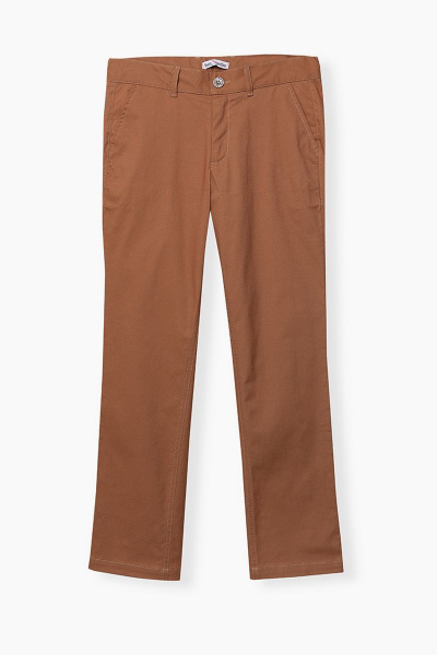 Брюки из хлопкового текстиля в деловом стиле Bell Bimbo 213030 песок - фото 4