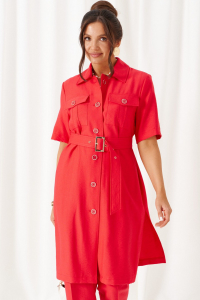 Блуза, брюки, топ Beautiful&Free 6454 красный - фото 6