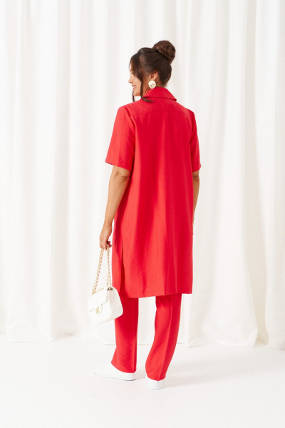 Блуза, брюки, топ Beautiful&Free 6454 красный - фото 11