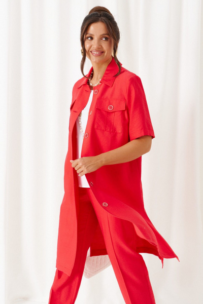 Блуза, брюки, топ Beautiful&Free 6454 красный - фото 7