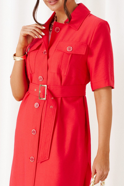 Блуза, брюки, топ Beautiful&Free 6454 красный - фото 8