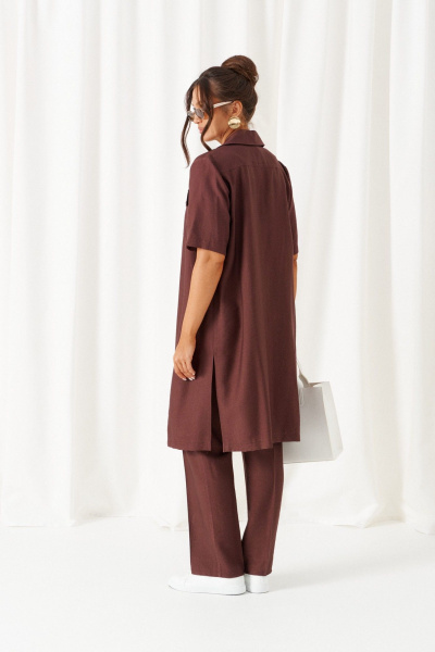 Блуза, брюки, топ Beautiful&Free 6454 шоколад - фото 6