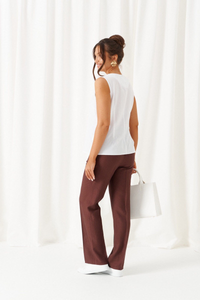 Блуза, брюки, топ Beautiful&Free 6454 шоколад - фото 9