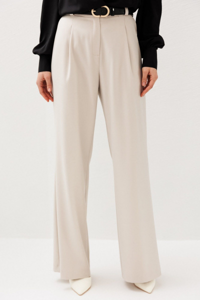 Блуза, брюки Ларс Стиль 1223 жемчужно-черный - фото 4