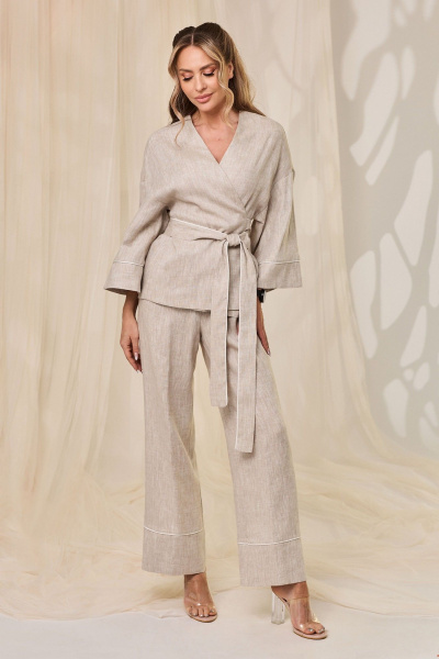 Блуза, брюки Golden Valley 6764 серый - фото 1