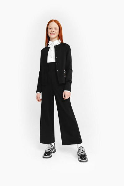 Демисезонная белая деловая блузка из текстиля Bell Bimbo 213256 белый - фото 6