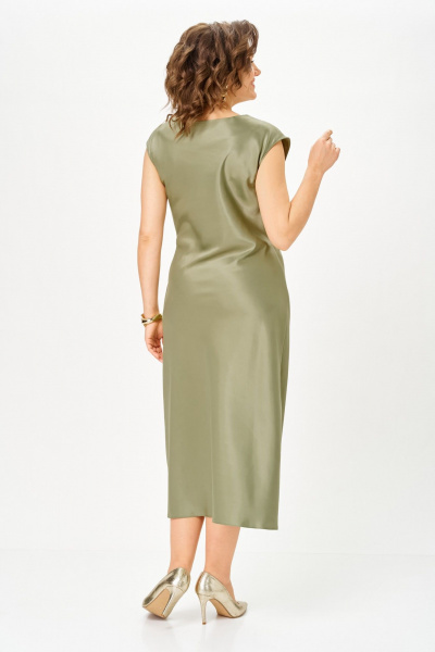 Платье ANASTASIA MAK 1317 фисташковый - фото 5