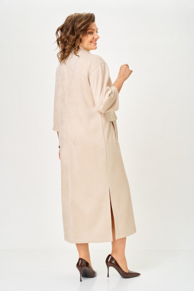 Платье ANASTASIA MAK 1319 песочный - фото 10