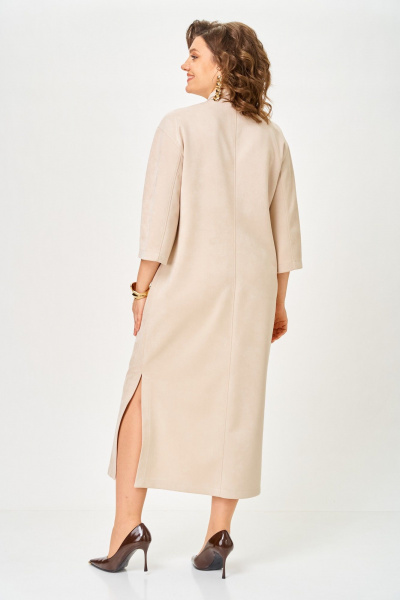 Платье ANASTASIA MAK 1319 песочный - фото 9