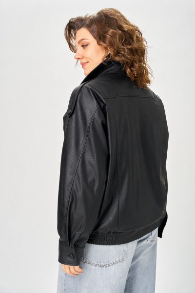 Куртка ANASTASIA MAK 1322 черный - фото 13