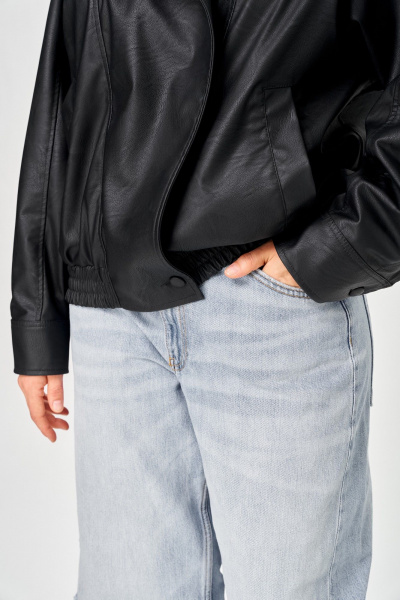 Куртка ANASTASIA MAK 1322 черный - фото 10