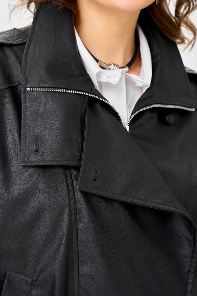 Куртка ANASTASIA MAK 1322 черный - фото 9