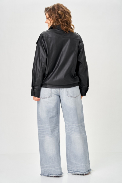 Куртка ANASTASIA MAK 1322 черный - фото 8