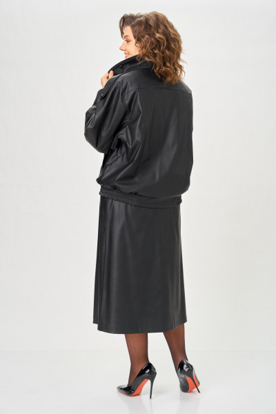 Куртка ANASTASIA MAK 1322 черный - фото 5