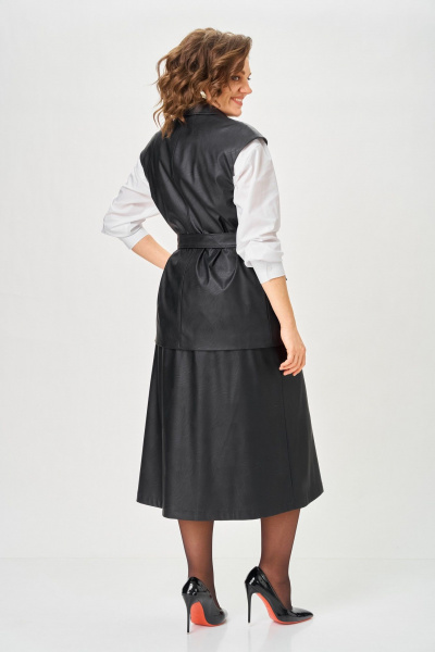 Жилет ANASTASIA MAK 1323 черный - фото 9