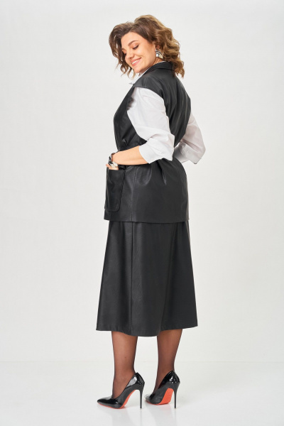 Жилет ANASTASIA MAK 1323 черный - фото 8