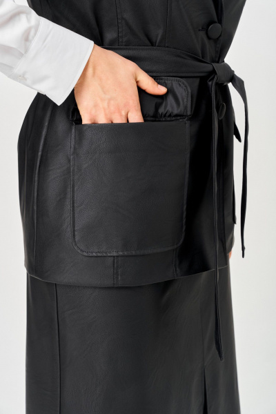 Жилет ANASTASIA MAK 1323 черный - фото 5