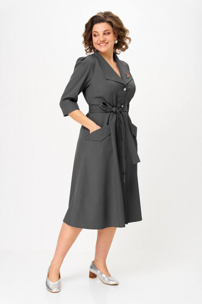 Платье Anastasia 1318.1 графит - фото 2