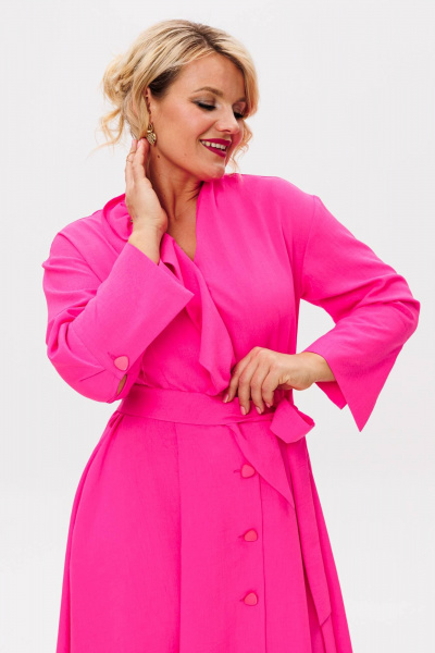 Платье Anastasia 1208.4 фуксия - фото 5