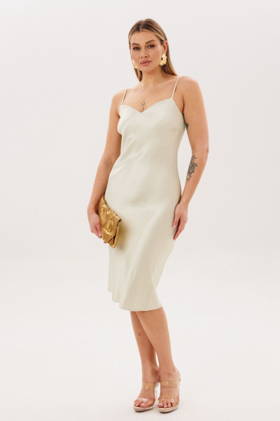 Платье Anelli 1823 жемчужный-нектар - фото 4