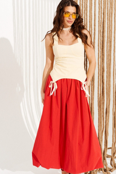 Юбка ELLETTO 12385 красный - фото 3