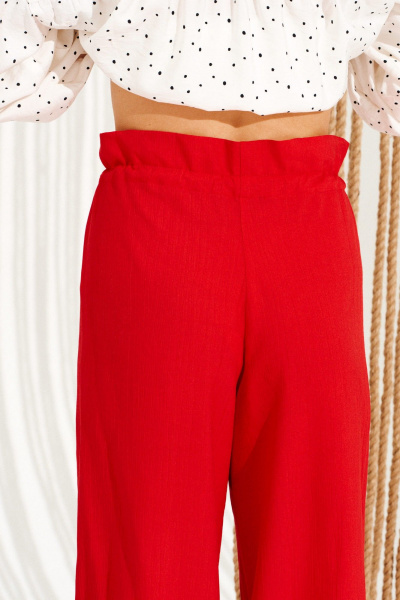 Брюки ELLETTO 12387 красный - фото 7