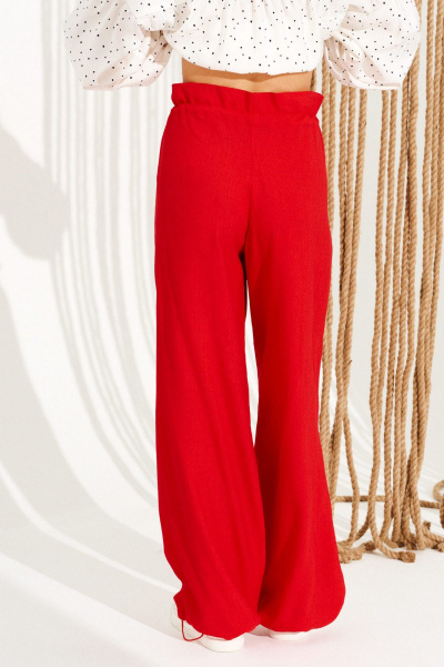 Брюки ELLETTO 12387 красный - фото 6