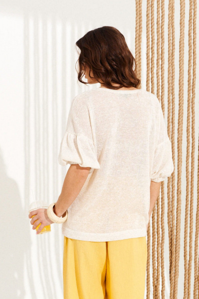 Джемпер ELLETTO 13006 бежевый - фото 6