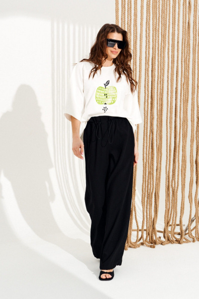 Джемпер ELLETTO 13008 молочный - фото 2