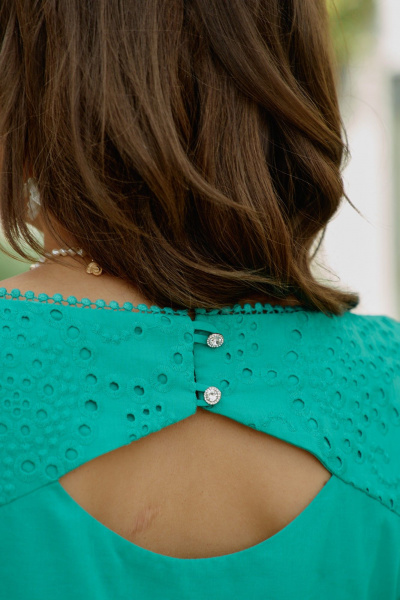 Платье Vittoria Queen 28493 бирюза - фото 5