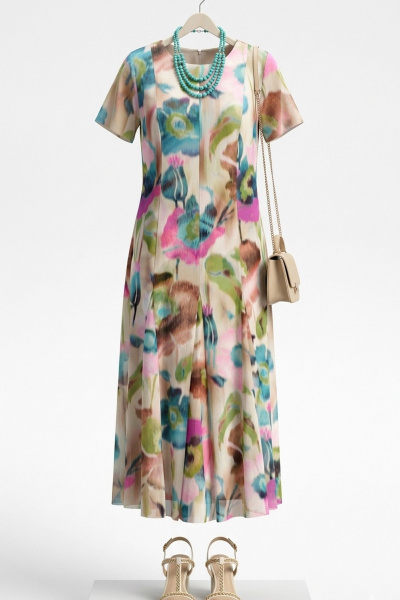 Платье Vittoria Queen 29023 мультиколор - фото 9