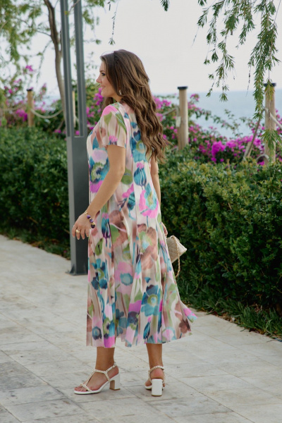 Платье Vittoria Queen 29023 мультиколор - фото 5