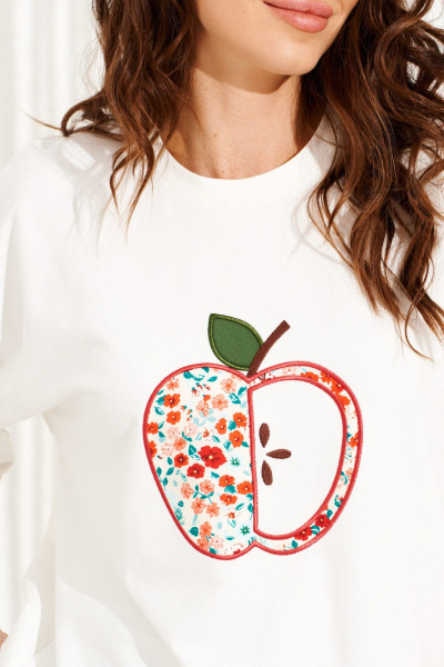 Джемпер ELLETTO 13011 молочный - фото 5