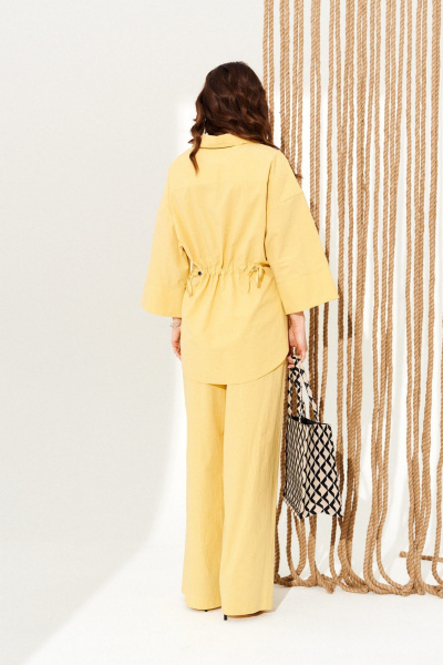 Блуза, брюки ELLETTO 15334 горчица - фото 7
