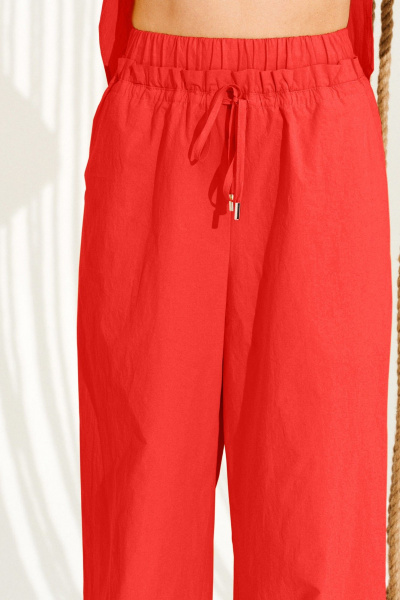 Блуза, брюки ELLETTO 15334 красный - фото 3