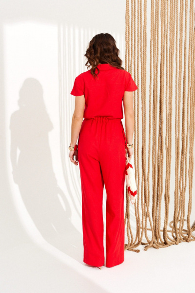 Комбинезон ELLETTO 15341 красный - фото 7