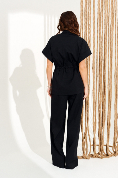 Блуза, брюки ELLETTO 15342 черный - фото 8