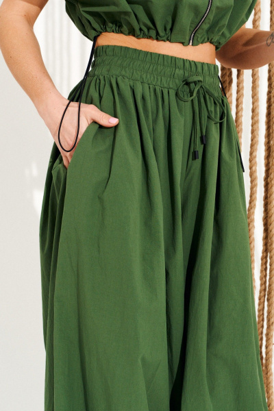 Блуза, брюки ELLETTO 15343 зеленый - фото 5