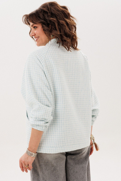 Блуза Anelli 1778.1 светло-голубой - фото 8