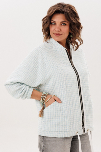 Блуза Anelli 1778.1 светло-голубой - фото 6