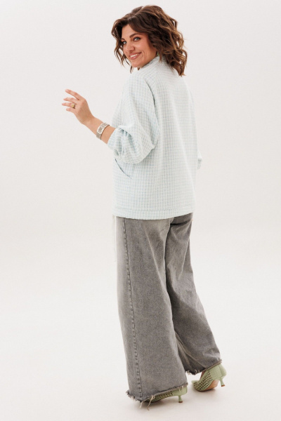 Блуза Anelli 1778.1 светло-голубой - фото 5