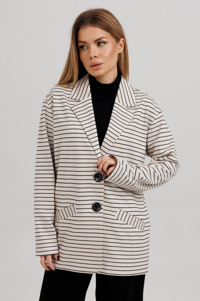 Жакет Faufilure C1534 молочный - фото 1