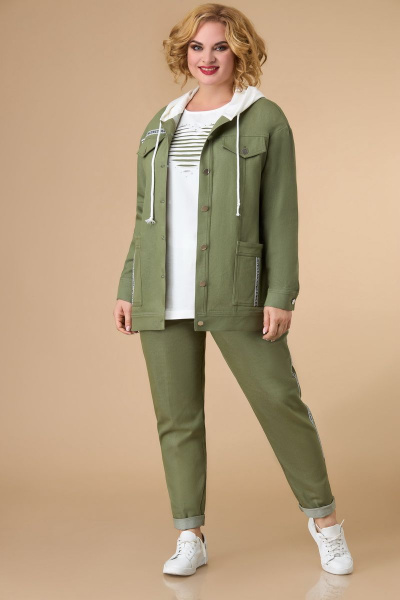 Брюки, куртка, туника Svetlana-Style 1569 олива - фото 1